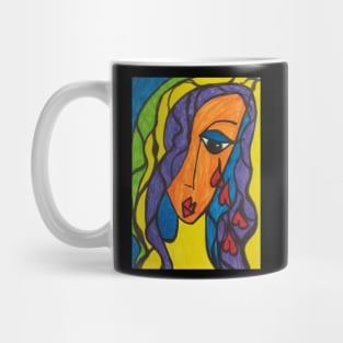 Crying her heart out Mug